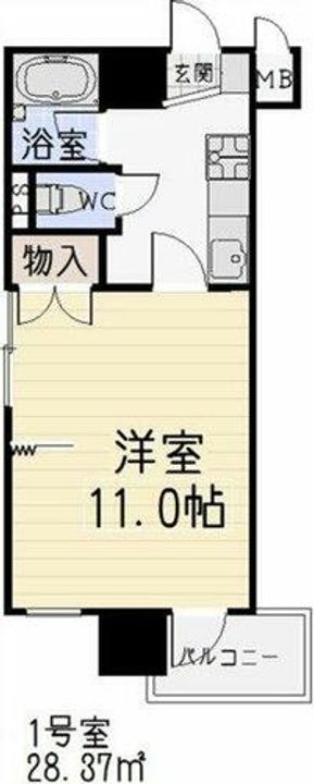 第2アイオーキャッスルの間取り