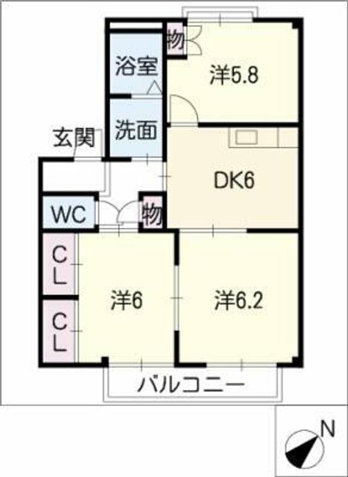 ForestVilla Ⅱの間取り