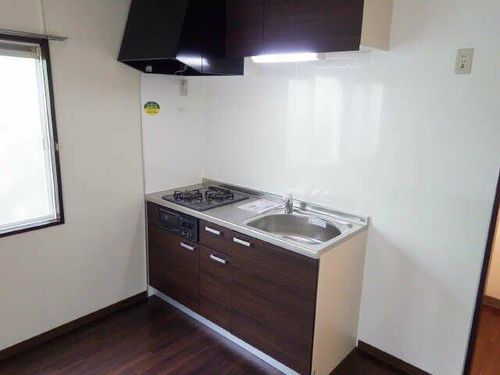 おーくたうん長久手 A棟のキッチン