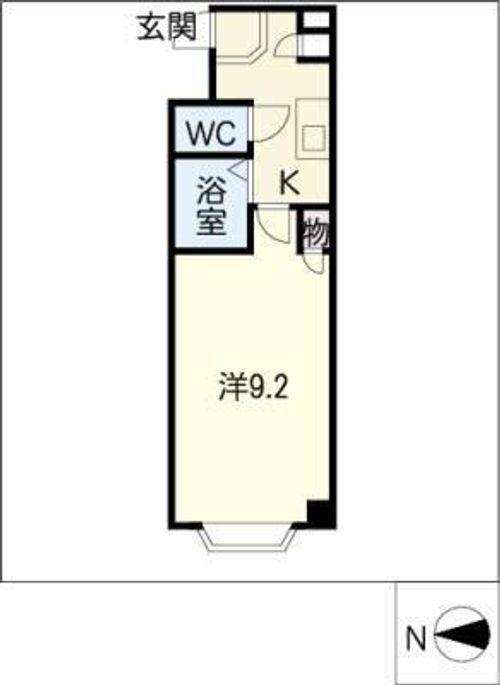 サンパーク新栄の間取り