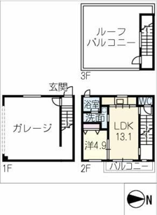 Veloce一社の間取り