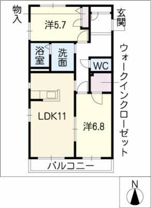 エスポワールの間取り