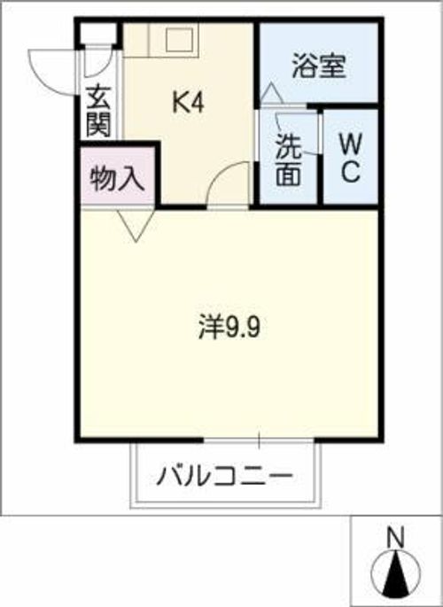 パークサイド高師の間取り