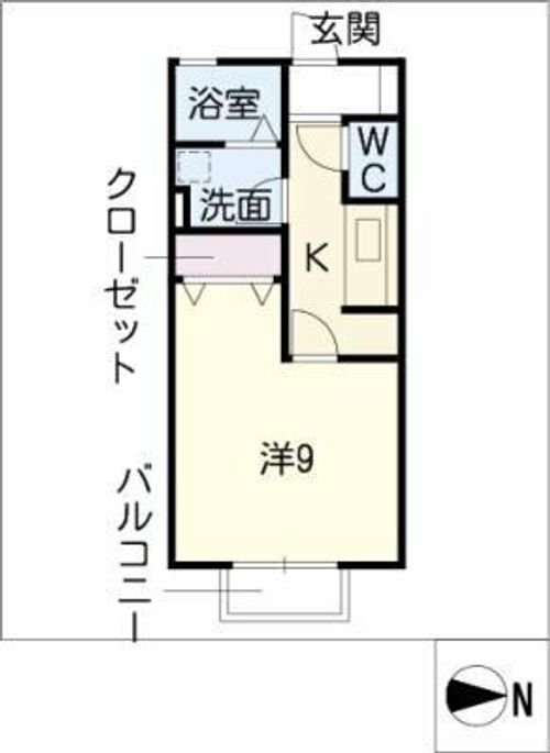 ヴァンヴェールB棟の間取り