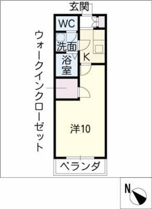 ディ・ローゼ五軒屋の間取り