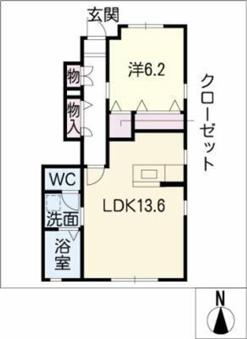 ベェルメゾンの間取り