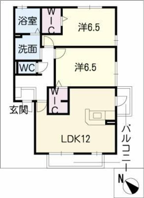 セジュール荒池の間取り