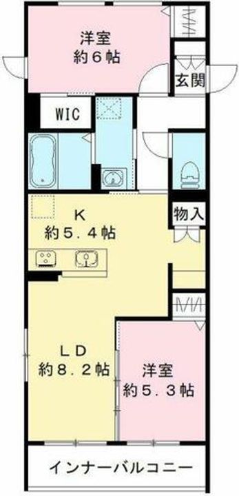 ティーメゾン グリシーヌ N棟の間取り