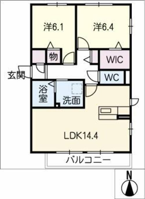 マノワールの間取り