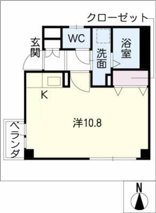 コンフォール雅の間取り