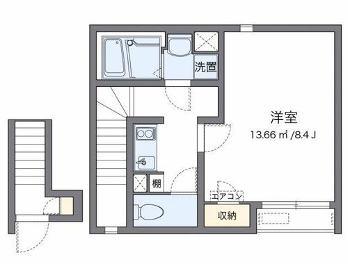 クレイノエクセルハジメⅡの間取り