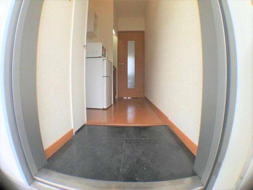 レオパレスつしま西202の玄関