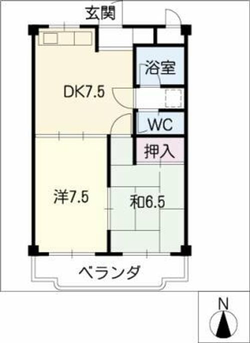 ブランメゾンコジマの間取り