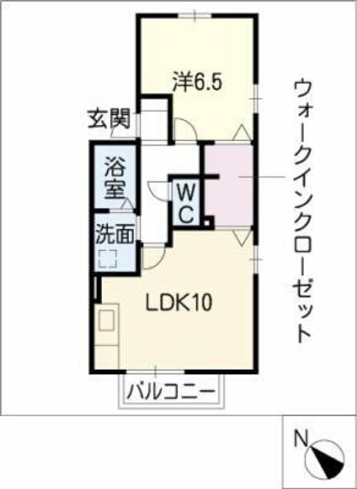 ウィルモア南島B棟の間取り