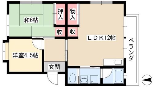 ドールナカムラ301の間取り