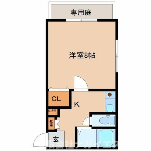 ルーキー東条マンション404の間取り