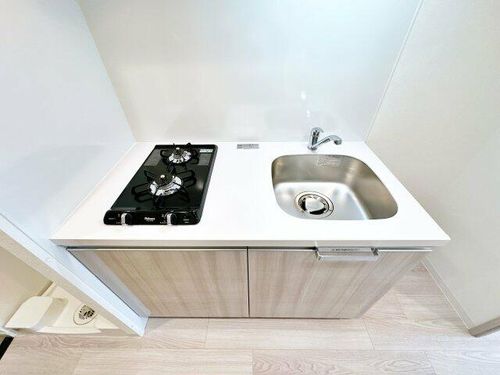 プレサンスOSAKA東成中本ハーヴィルのキッチン