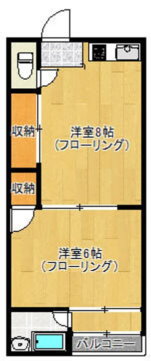 メゾンド空港前205の間取り
