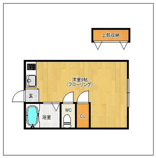 塚本コーポ202の間取り