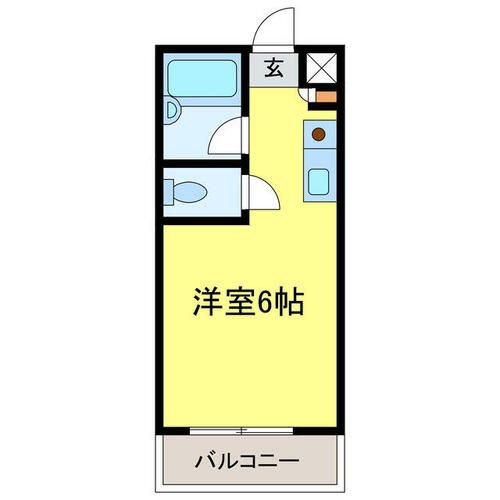スカイ 南花台702の間取り