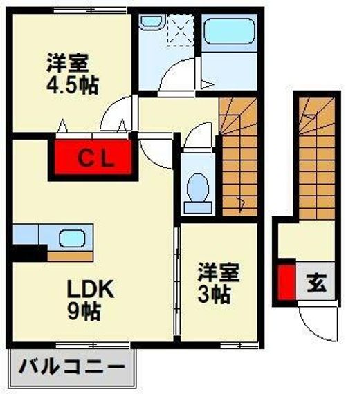 ウィステリアフィールド202の間取り