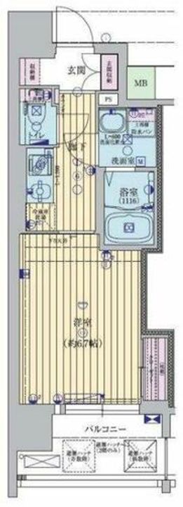 ファーストフィオーレ本町イーストの間取り
