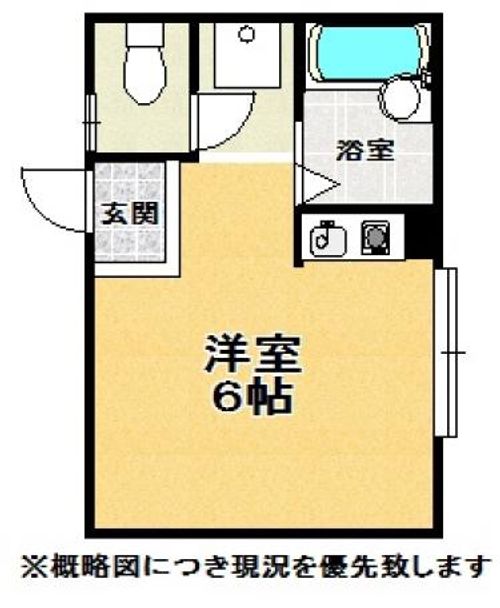 リバーサイドシングルS12の間取り