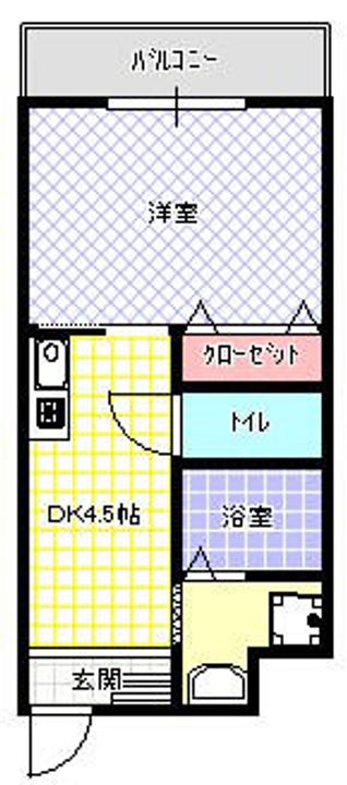 ハイネ忍ヶ丘の間取り