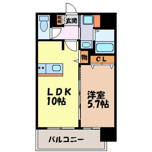 プレサンス丸の内レジデンスⅡの間取り