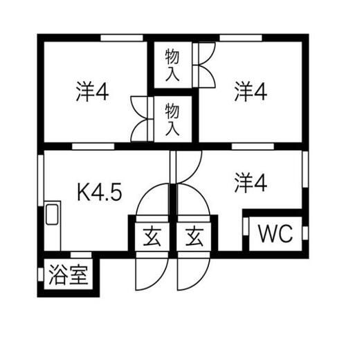 第1宇野マンションB3の間取り