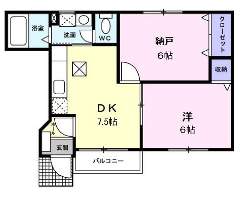 ラ シエスタ0105の間取り