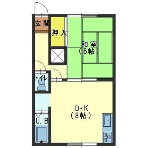 ハイツJ206の間取り