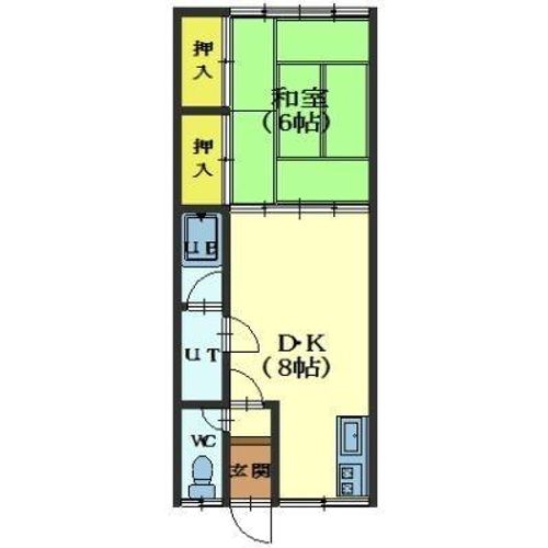 万代パレスの間取り