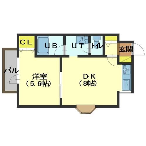 アルム桔梗の間取り
