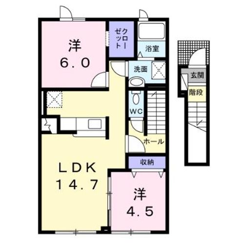 プライムガーデン203の間取り