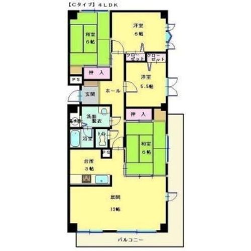 ルネッサンス末広203の間取り