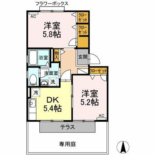 Domain A棟の間取り