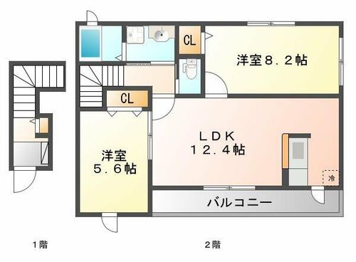 フリーデンハオス参番館の間取り