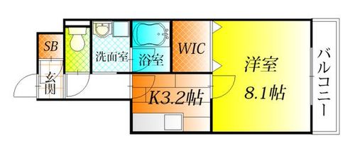 ステラウッド南恵我之荘の間取り