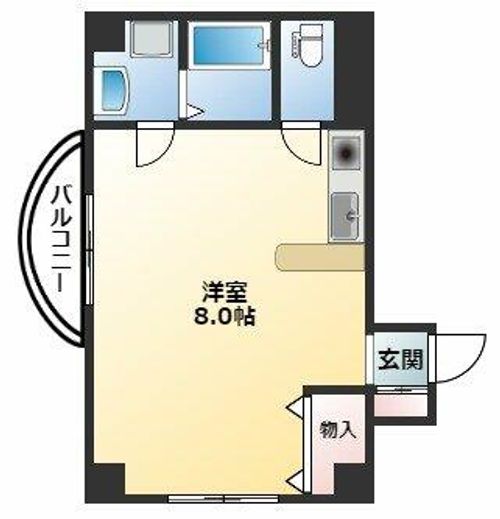 大阪府豊中市岡上の町2丁目(マンション)の賃貸物件302の間取り