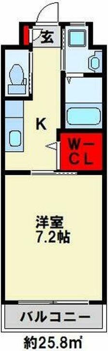 ウイングス重住605の間取り