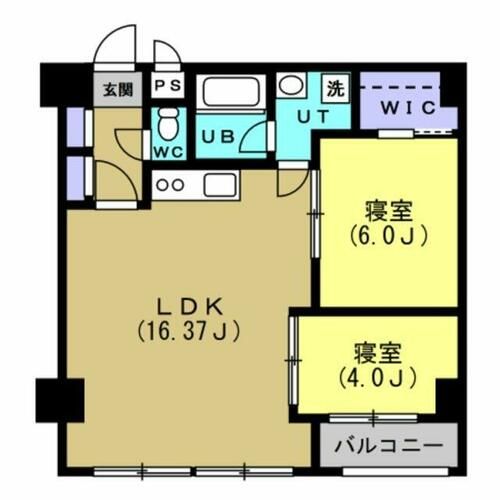 S-FORT乙川410の間取り