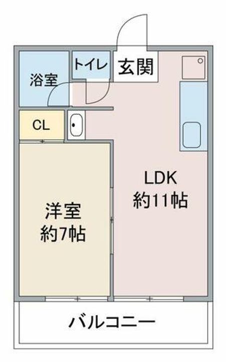 コーポ小池306の間取り