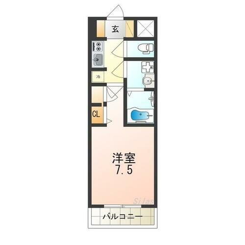 S-RESIDENCE堺市駅前の間取り