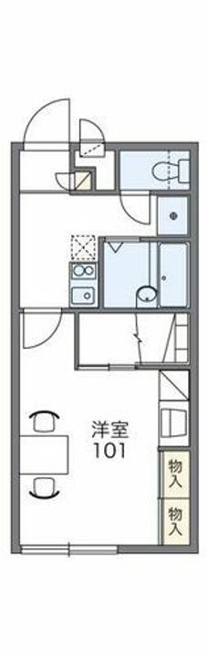 レオパレスエストの間取り