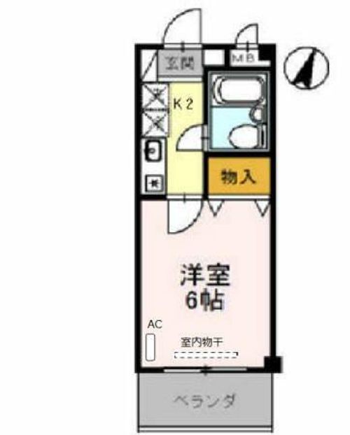 ラ・シャンブル福田1号館の間取り