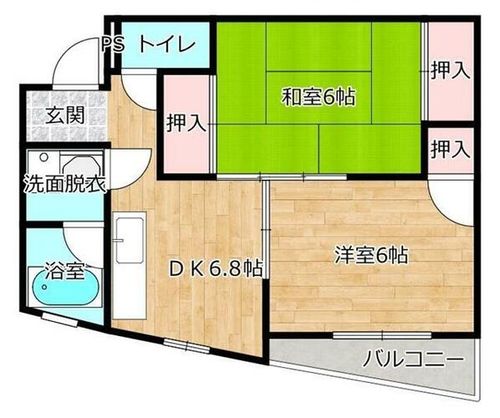 森ビル403の間取り