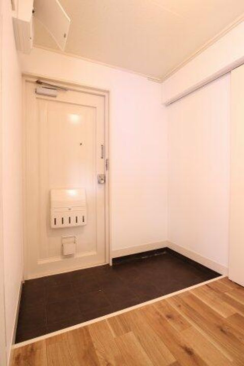 大沢マンションの玄関