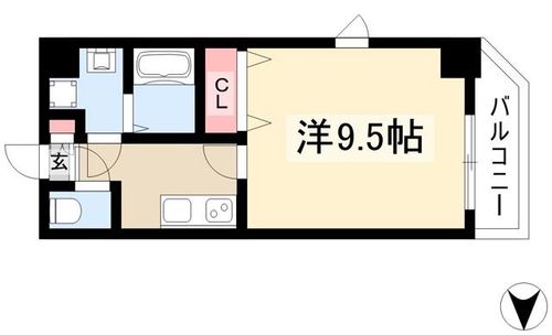 SPACE BEAT303の間取り