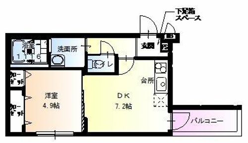 フジパレス喜連西の間取り